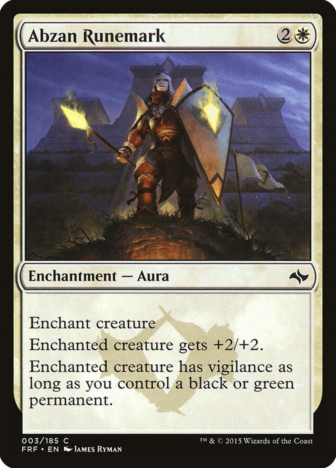 Abzan Runemark [Fate Reforged] | Rock City Comics