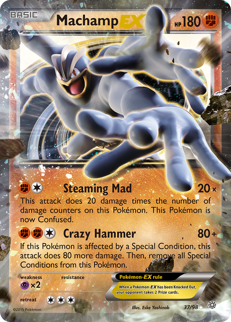 Machamp EX (37/98) [XY: Ancient Origins] | Rock City Comics