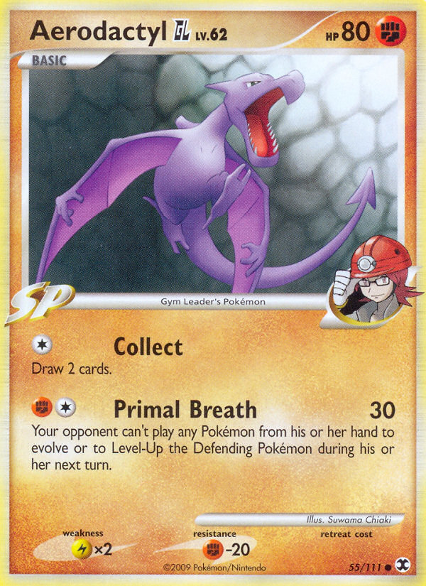 Aerodactyl GL (55/111) [Platinum: Rising Rivals] | Rock City Comics