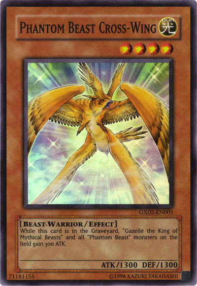 Phantom Beast Cross-Wing [GX02-EN001] Super Rare | Rock City Comics