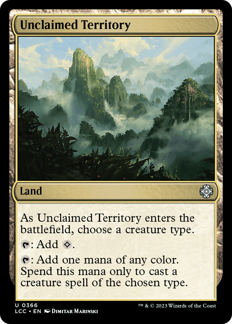 Unclaimed Territory [The Lost Caverns of Ixalan Commander] | Rock City Comics