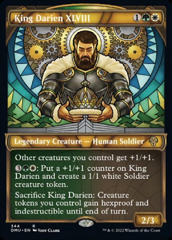 King Darien XLVIII (Showcase Textured) [Dominaria United] | Rock City Comics