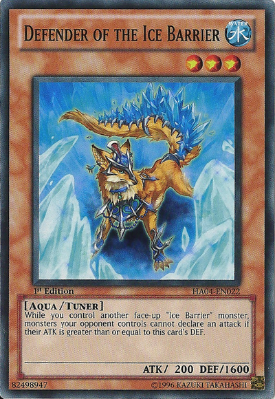 Defender of the Ice Barrier [HA04-EN022] Super Rare | Rock City Comics