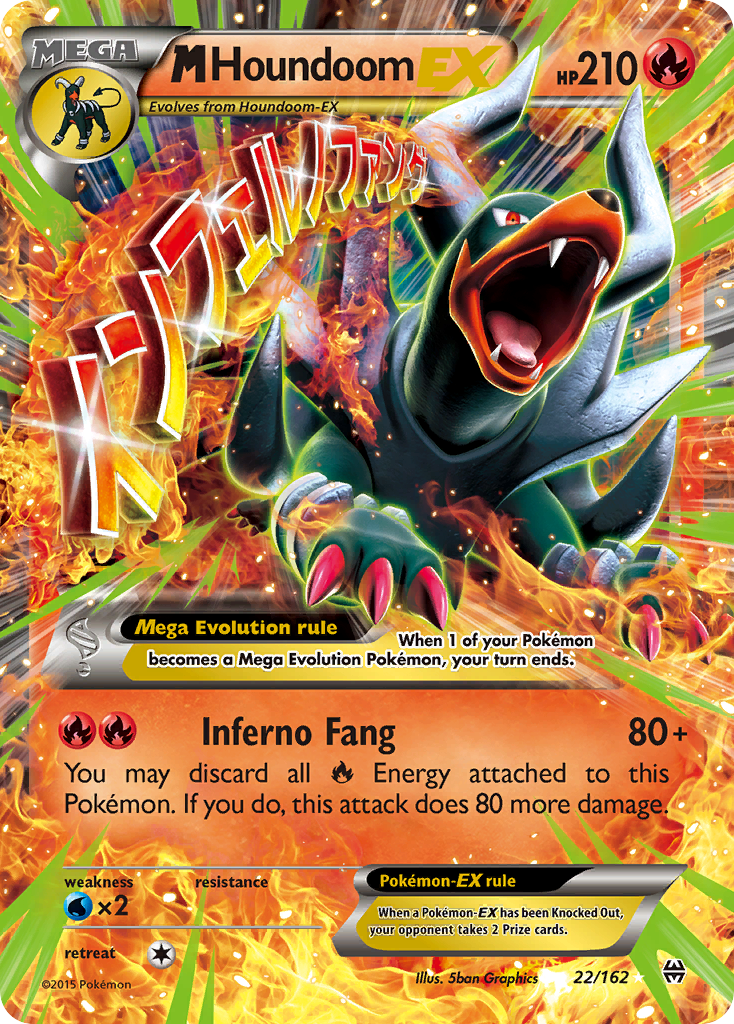 M Houndoom EX (22/162) [XY: BREAKthrough] | Rock City Comics