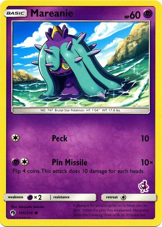 Mareanie (105/214) (Mewtwo Deck) [Battle Academy 2020] | Rock City Comics