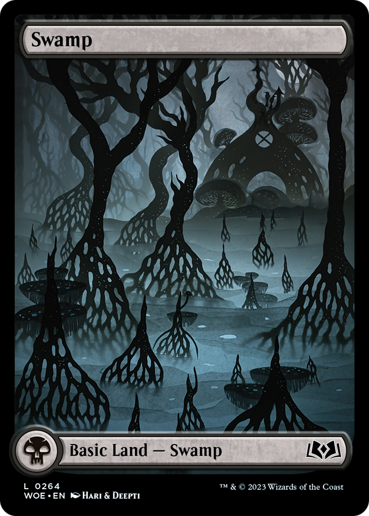 Swamp (264) (Full-Art) [Wilds of Eldraine] | Rock City Comics