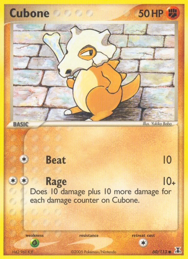 Cubone (60/113) [EX: Delta Species] | Rock City Comics