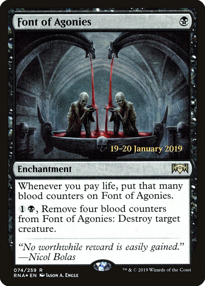 Font of Agonies [Ravnica Allegiance Prerelease Promos] | Rock City Comics