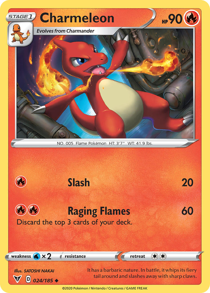 Charmeleon (024/185) [Sword & Shield: Vivid Voltage] | Rock City Comics