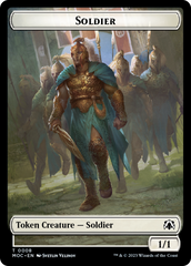 Soldier // Insect Double-Sided Token [March of the Machine Commander Tokens] | Rock City Comics