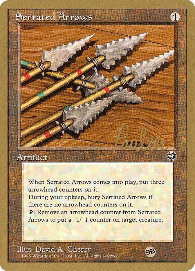 Serrated Arrows (Preston Poulter) (SB) [Pro Tour Collector Set] | Rock City Comics