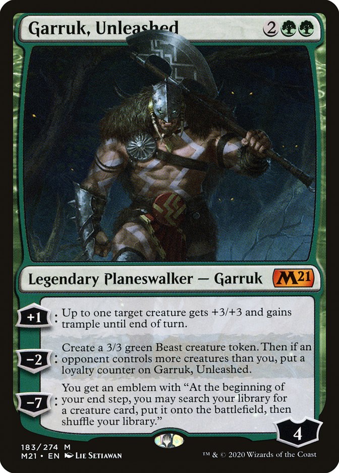 Garruk, Unleashed [Core Set 2021] | Rock City Comics