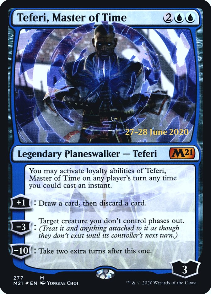 Teferi, Master of Time [Core Set 2021 Prerelease Promos] | Rock City Comics