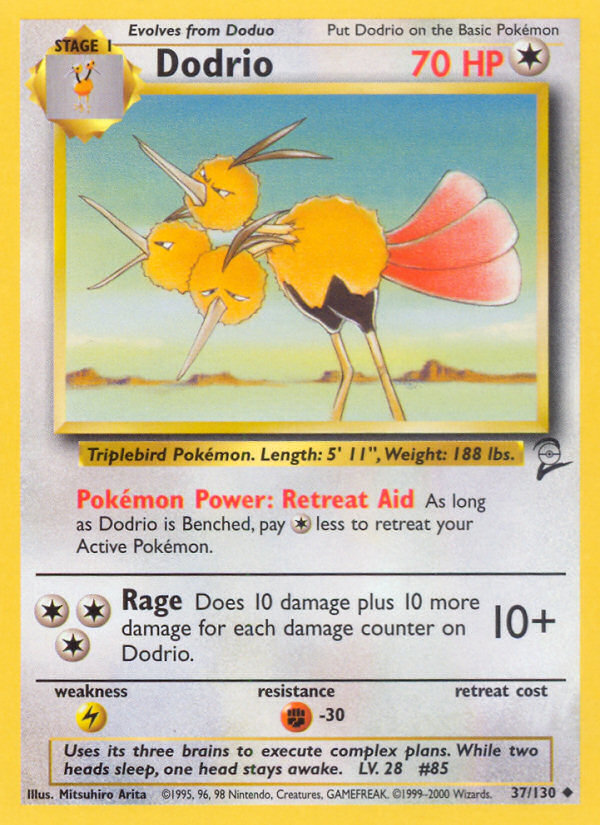 Dodrio (37/130) [Base Set 2] | Rock City Comics