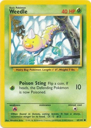 Weedle (69/102) [Base Set Unlimited] | Rock City Comics