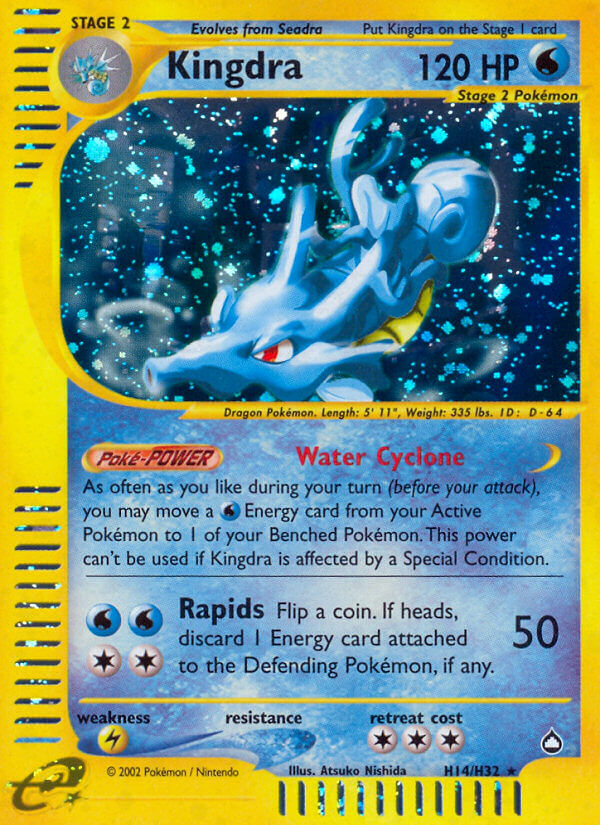 Kingdra (H14/H32) [Aquapolis] | Rock City Comics