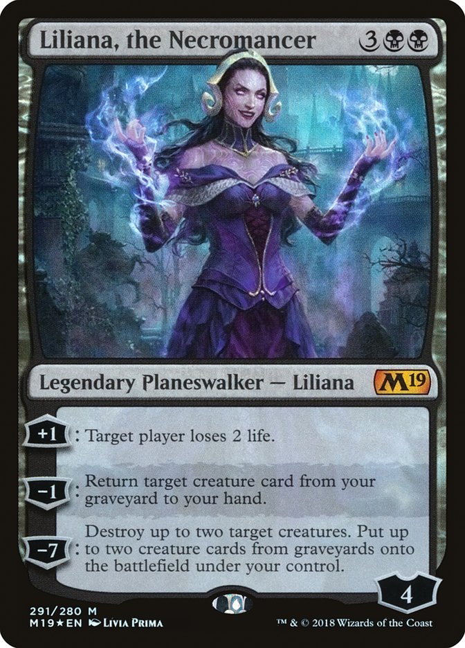 Liliana, the Necromancer [Core Set 2019] | Rock City Comics