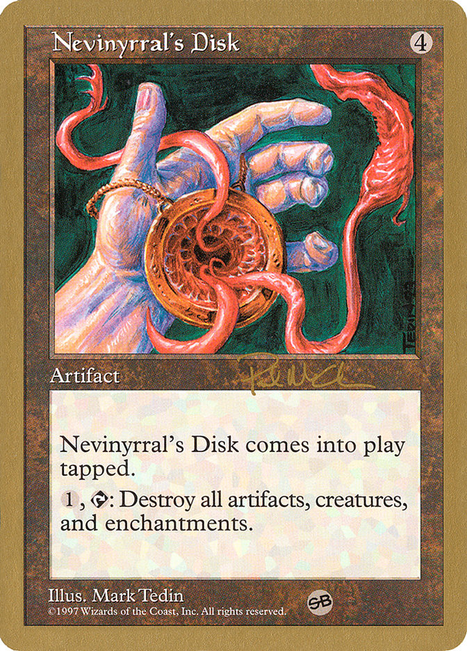 Nevinyrral's Disk (Paul McCabe) (SB) [World Championship Decks 1997] | Rock City Comics