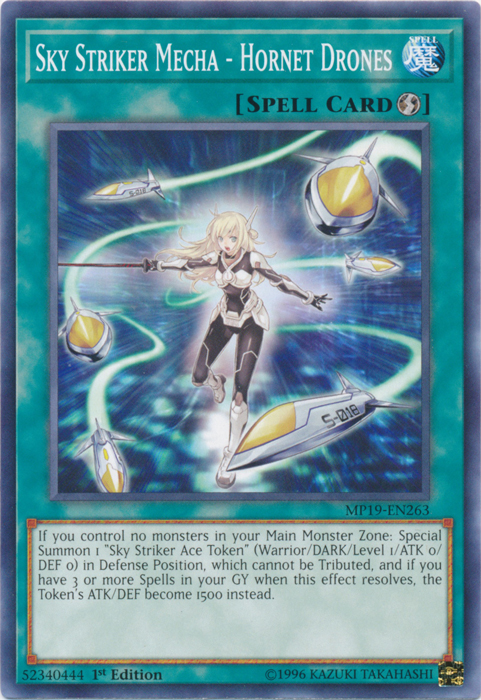 Sky Striker Mecha - Hornet Drones [MP19-EN263] Common | Rock City Comics