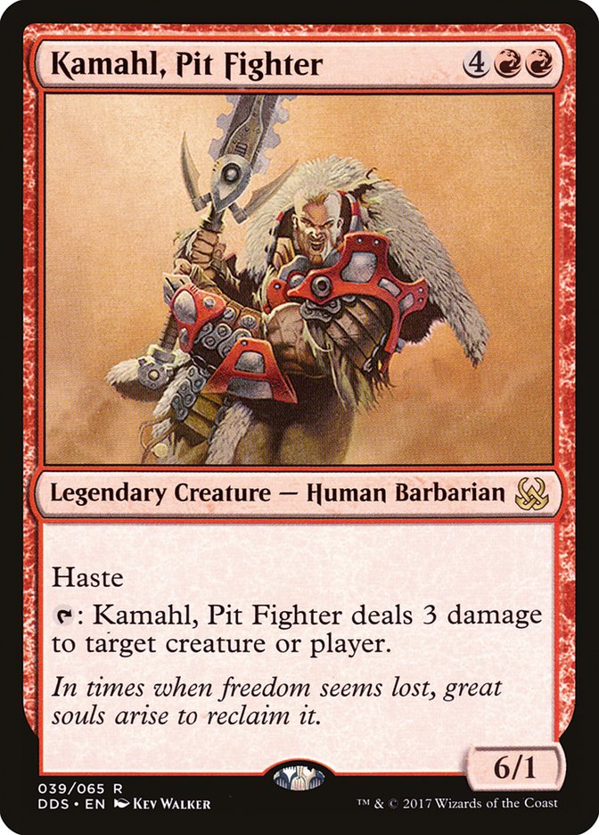 Kamahl, Pit Fighter [Duel Decks: Mind vs. Might] | Rock City Comics