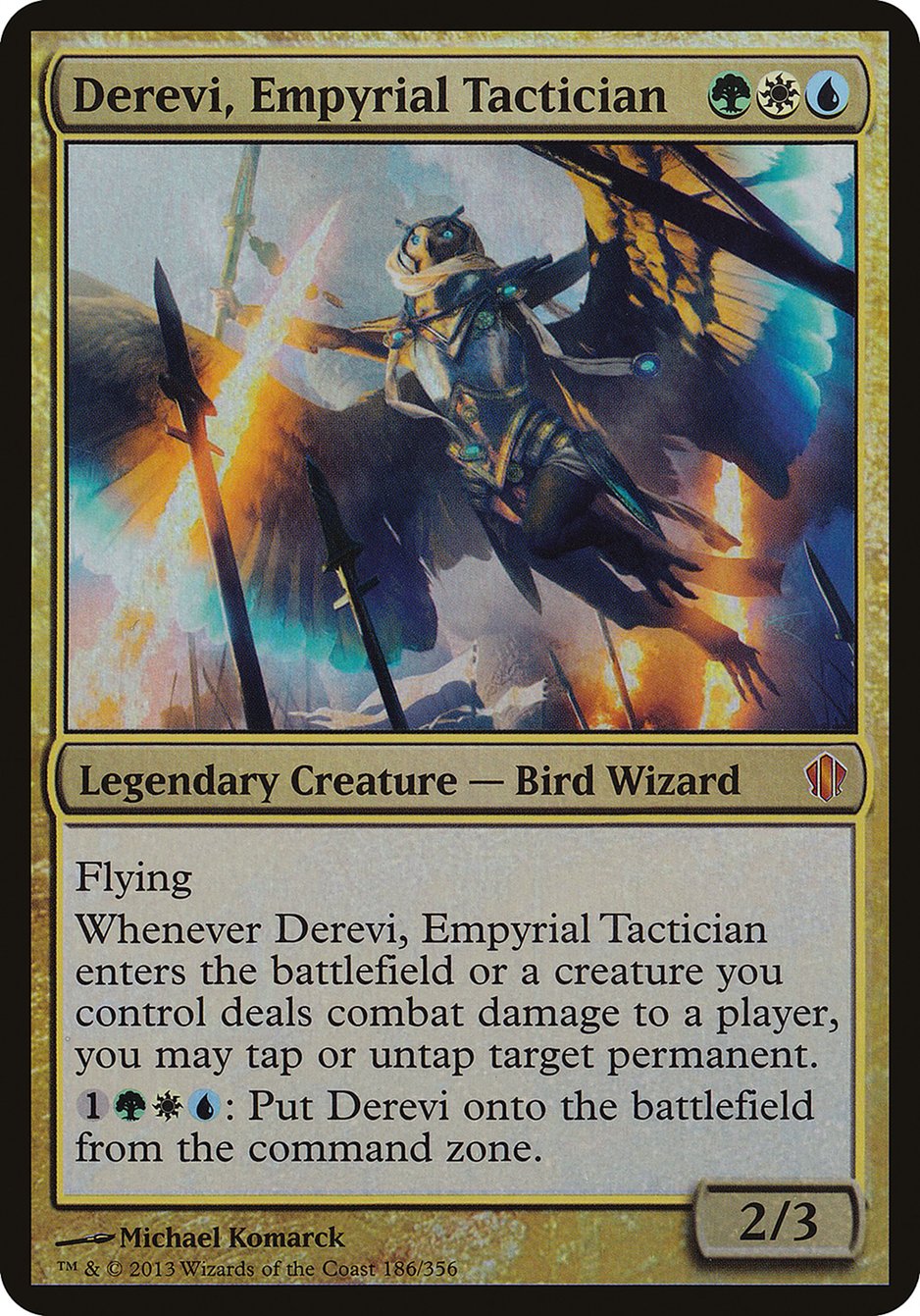 Derevi, Empyrial Tactician (Oversized) [Commander 2013 Oversized] | Rock City Comics