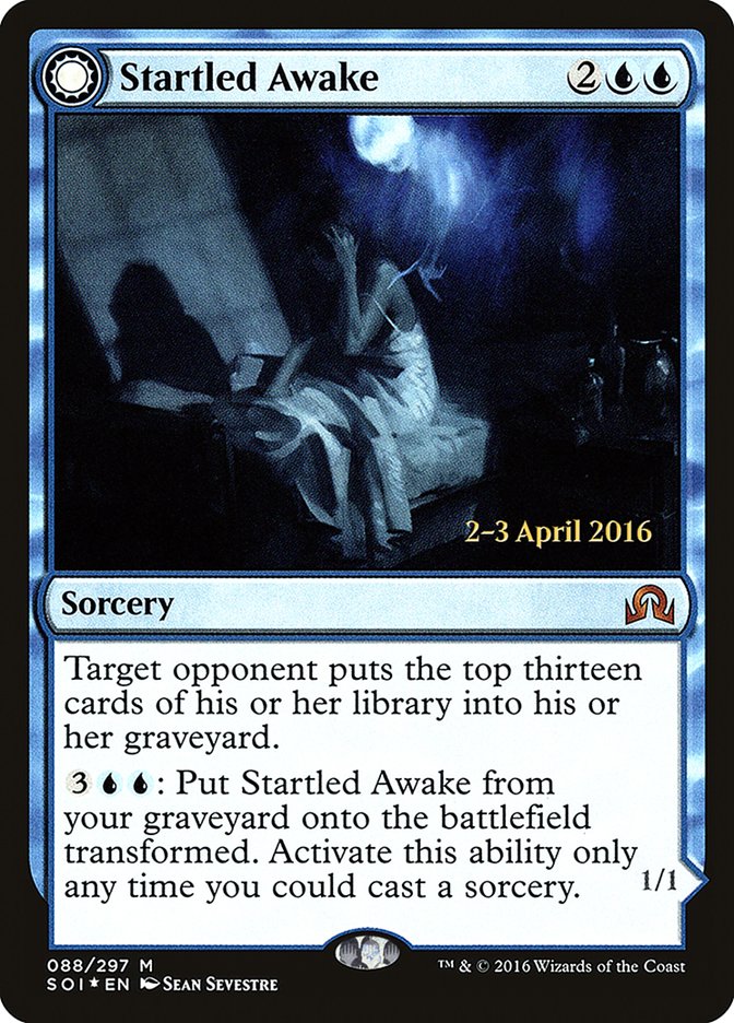 Startled Awake // Persistent Nightmare [Shadows over Innistrad Prerelease Promos] | Rock City Comics