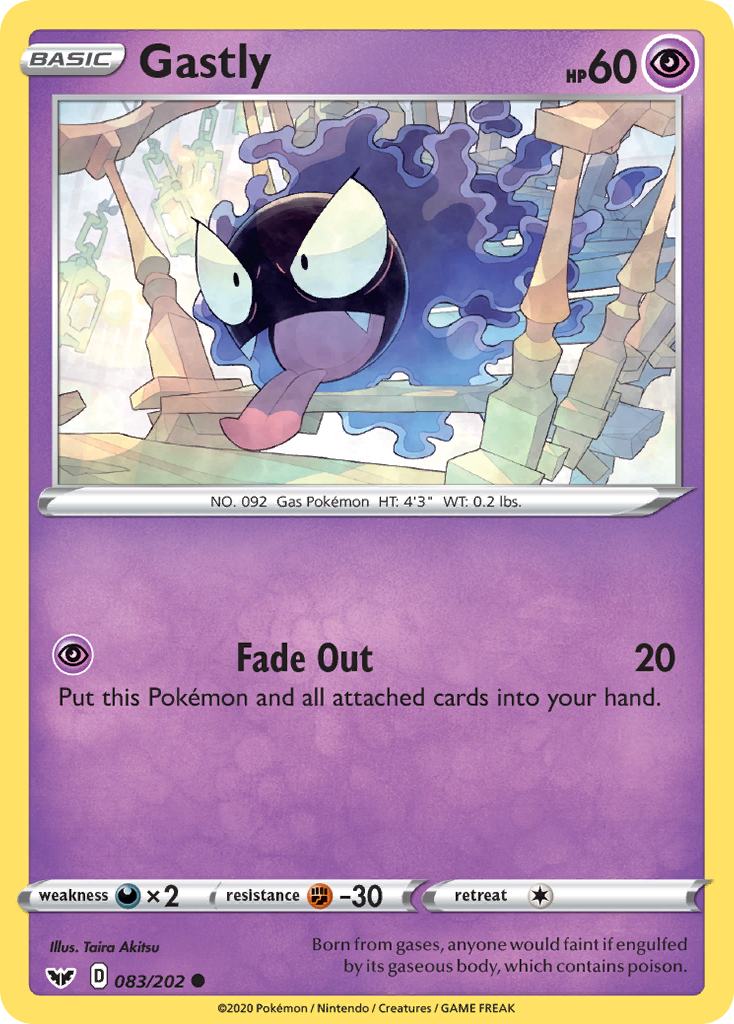 Gastly (083/202) [Sword & Shield: Base Set] | Rock City Comics