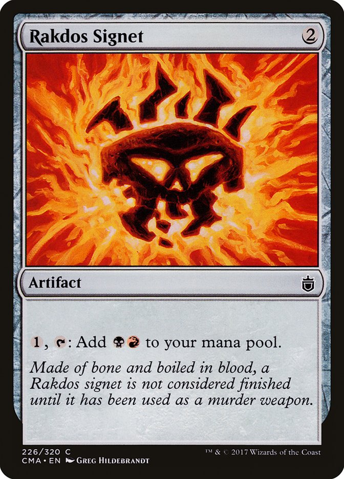 Rakdos Signet [Commander Anthology] | Rock City Comics