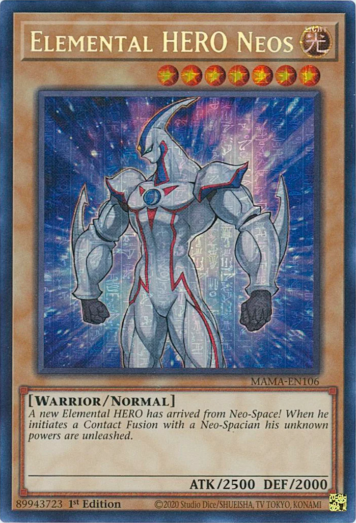 Elemental HERO Neos [MAMA-EN106] Ultra Pharaoh's Rare | Rock City Comics