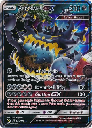 Guzzlord GX (63a/111) (Jumbo Card) [Sun & Moon: Crimson Invasion] | Rock City Comics