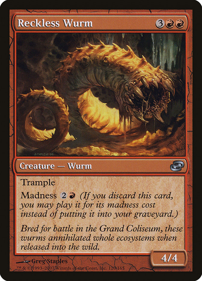 Reckless Wurm [Planar Chaos] | Rock City Comics