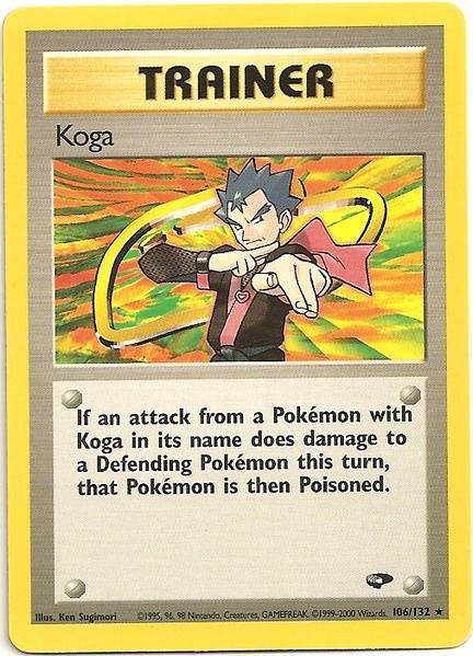 Koga (106/132) [Gym Challenge Unlimited] | Rock City Comics