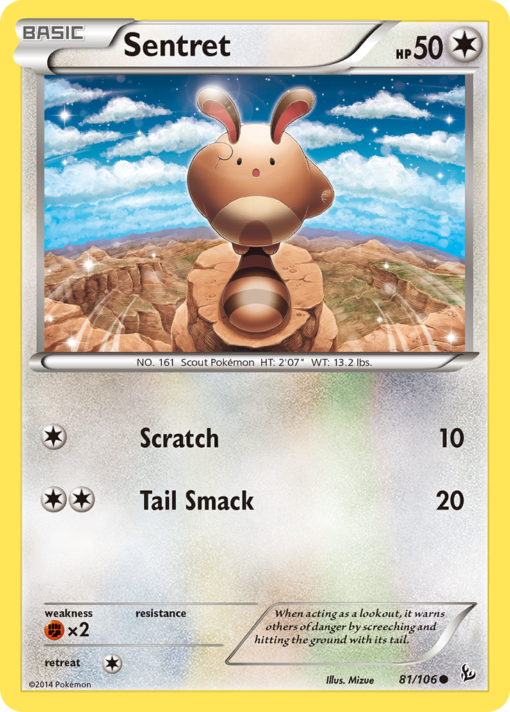 Sentret (81/106) [XY: Flashfire] | Rock City Comics