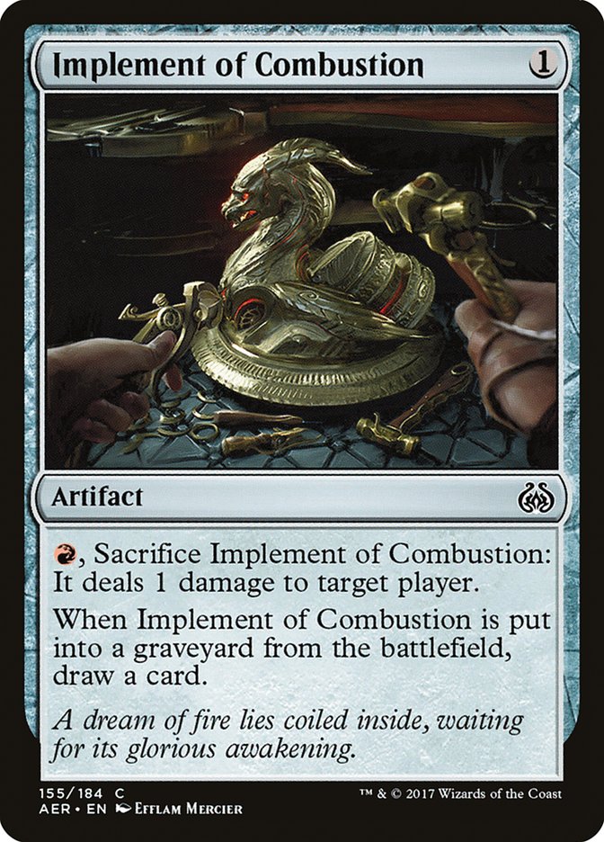 Implement of Combustion [Aether Revolt] | Rock City Comics