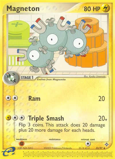 Magneton (35/97) [EX: Dragon] | Rock City Comics