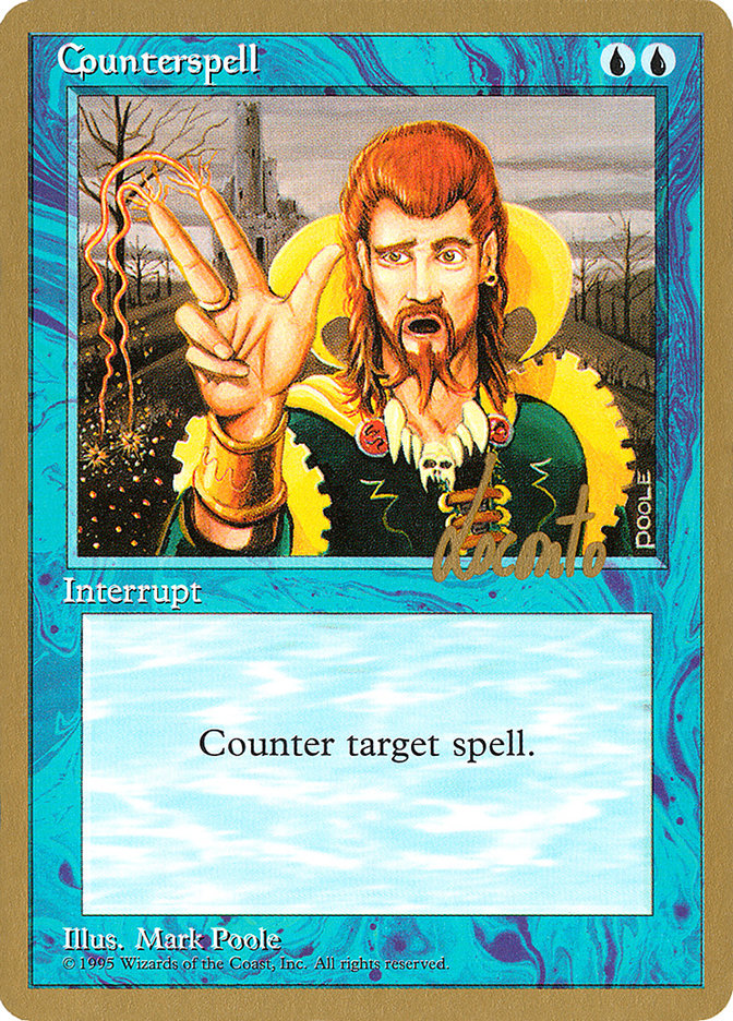 Counterspell (Michael Loconto) [Pro Tour Collector Set] | Rock City Comics