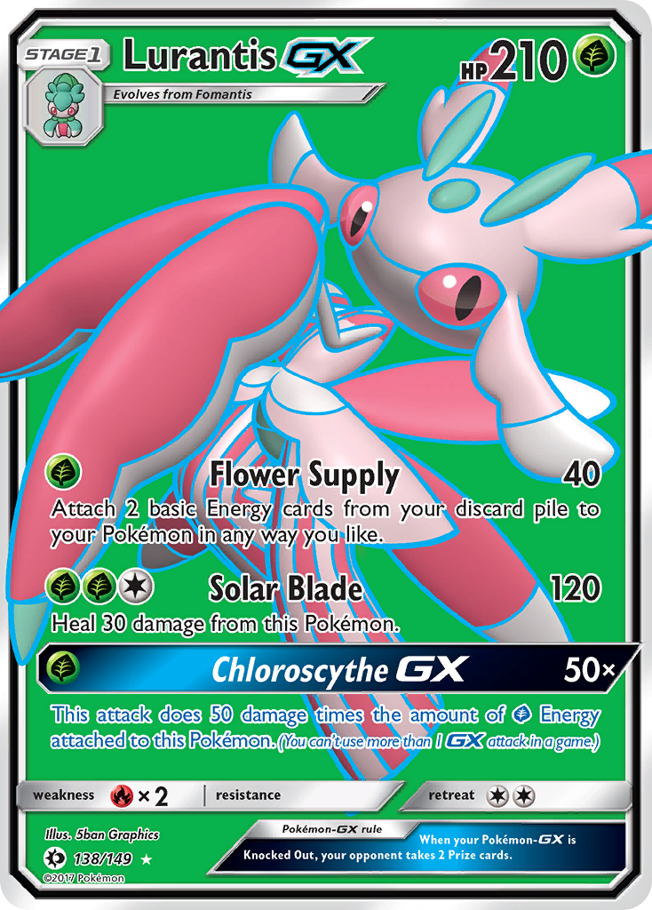 Lurantis GX (138/149) [Sun & Moon: Base Set] | Rock City Comics