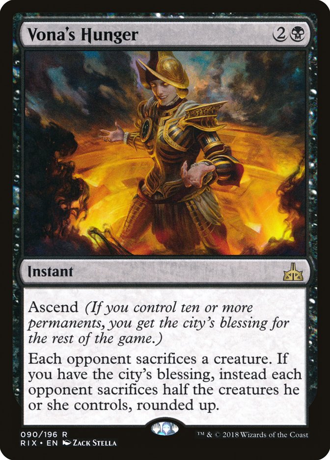 Vona's Hunger [Rivals of Ixalan] | Rock City Comics