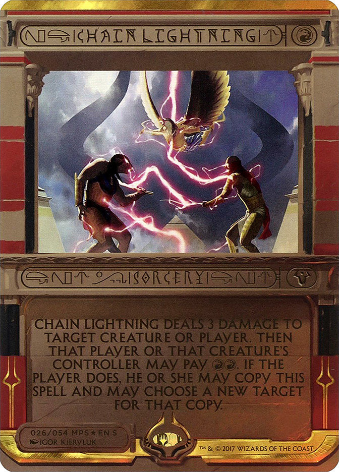 Chain Lightning (Invocation) [Amonkhet Invocations] | Rock City Comics