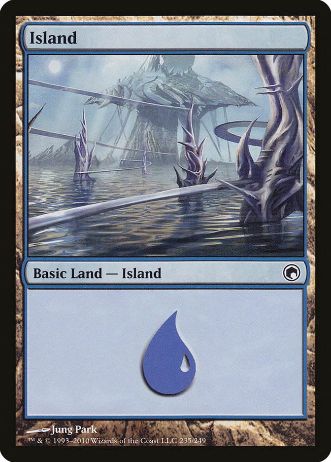 Island (235) [Scars of Mirrodin] | Rock City Comics