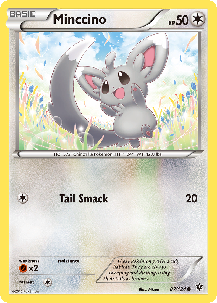 Minccino (87/124) [XY: Fates Collide] | Rock City Comics