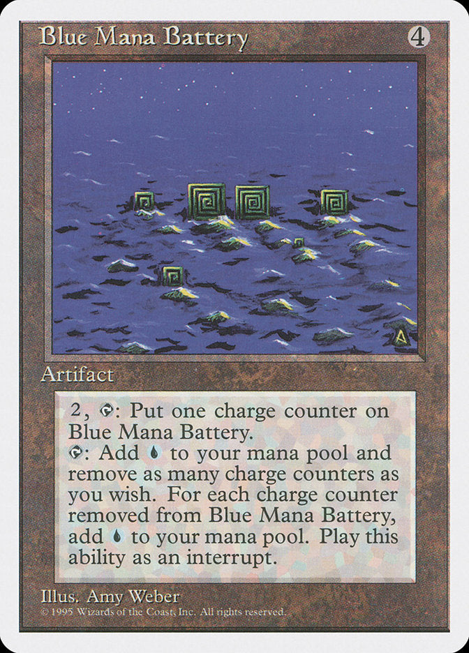 Blue Mana Battery [Fourth Edition] | Rock City Comics