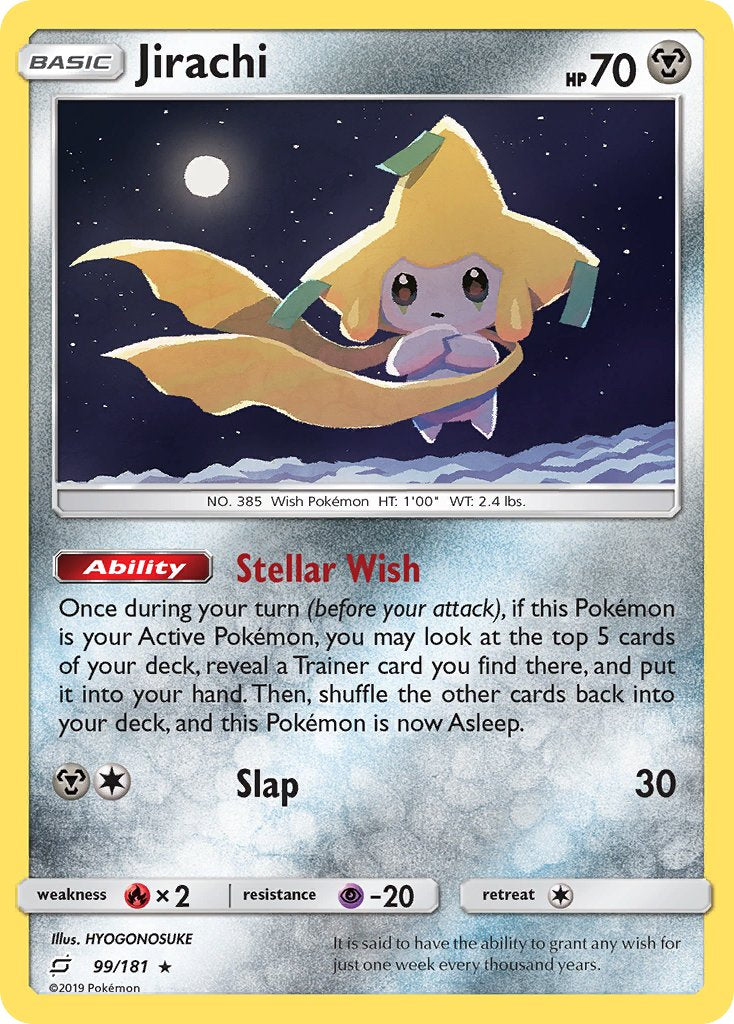 Jirachi (99/181) (Theme Deck Exclusive) [Sun & Moon: Team Up] | Rock City Comics