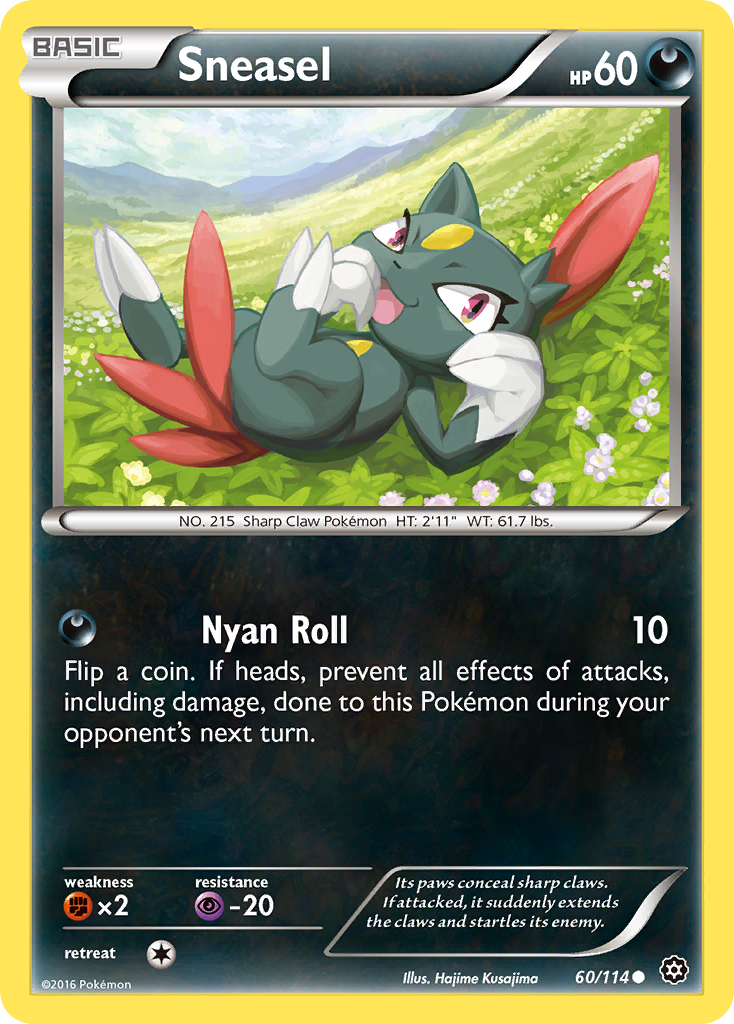 Sneasel (60/114) [XY: Steam Siege] | Rock City Comics