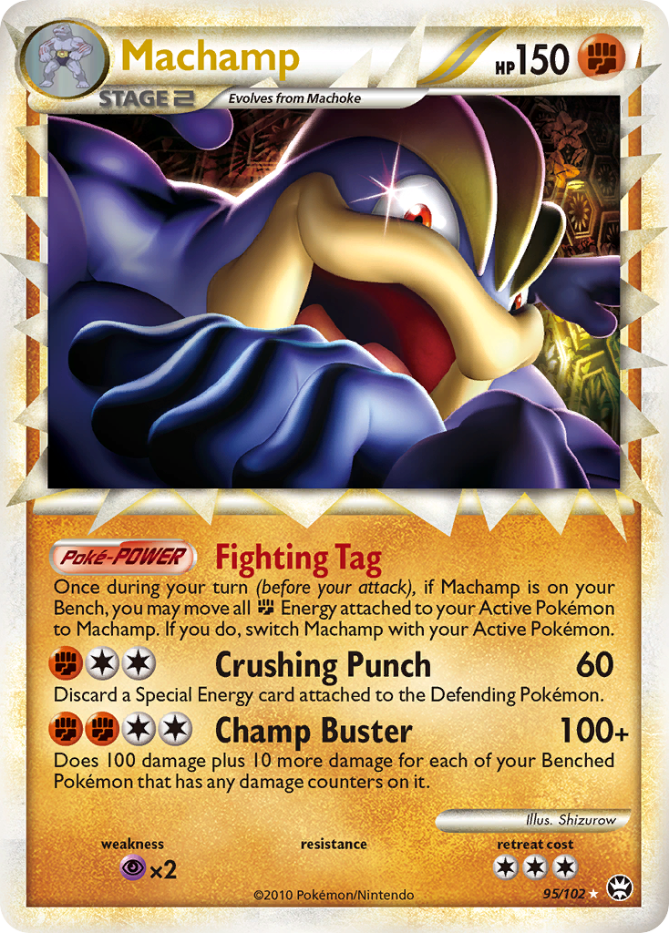 Machamp (95/102) [HeartGold & SoulSilver: Triumphant] | Rock City Comics