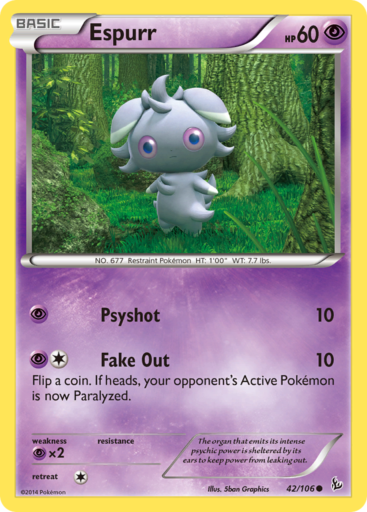 Espurr (42/106) [XY: Flashfire] | Rock City Comics