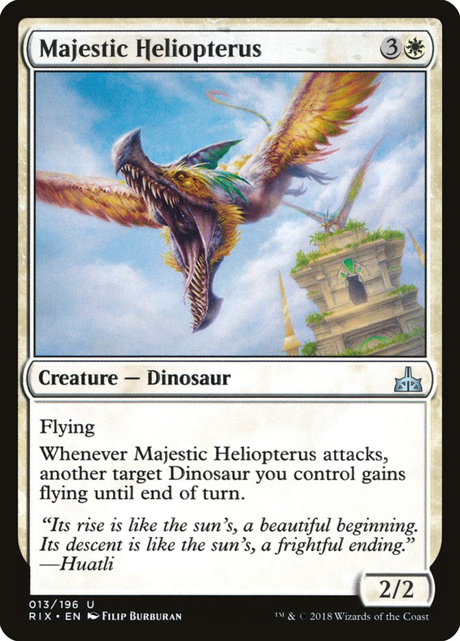 Majestic Heliopterus [Rivals of Ixalan] | Rock City Comics