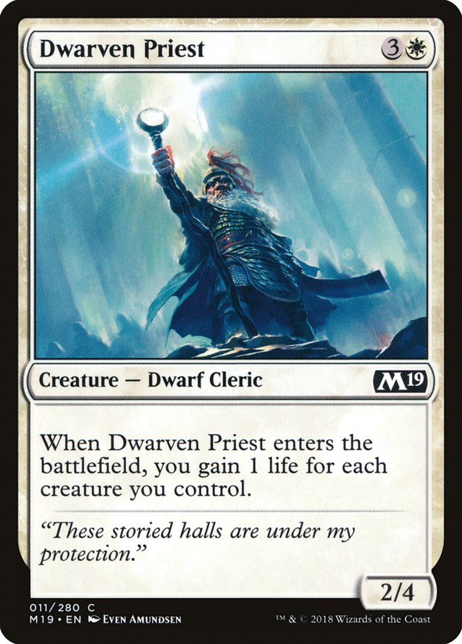 Dwarven Priest [Core Set 2019] | Rock City Comics