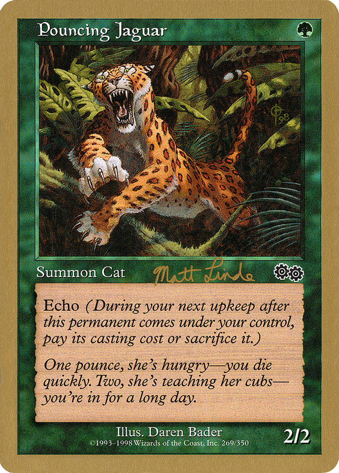 Pouncing Jaguar (Matt Linde) [World Championship Decks 1999] | Rock City Comics