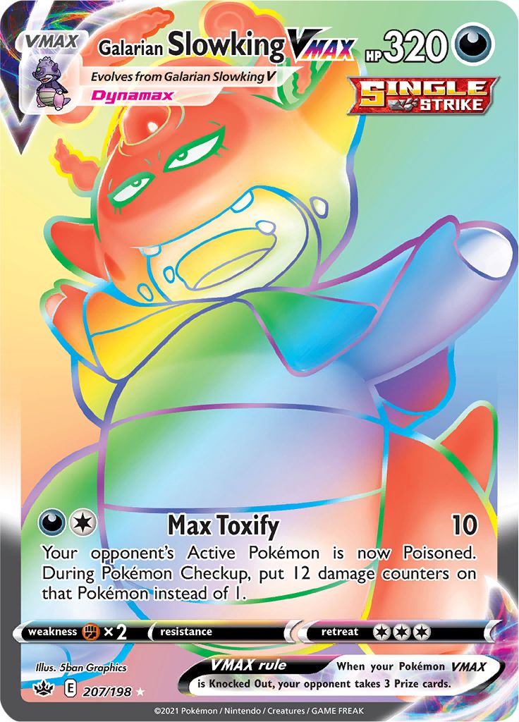 Galarian Slowking VMAX (207/198) [Sword & Shield: Chilling Reign] | Rock City Comics